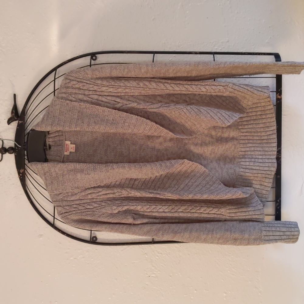 Women's Mossimo open cardigan, gray, size medium